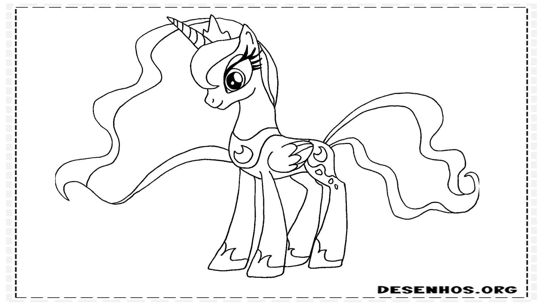 my little pony para colorir 32