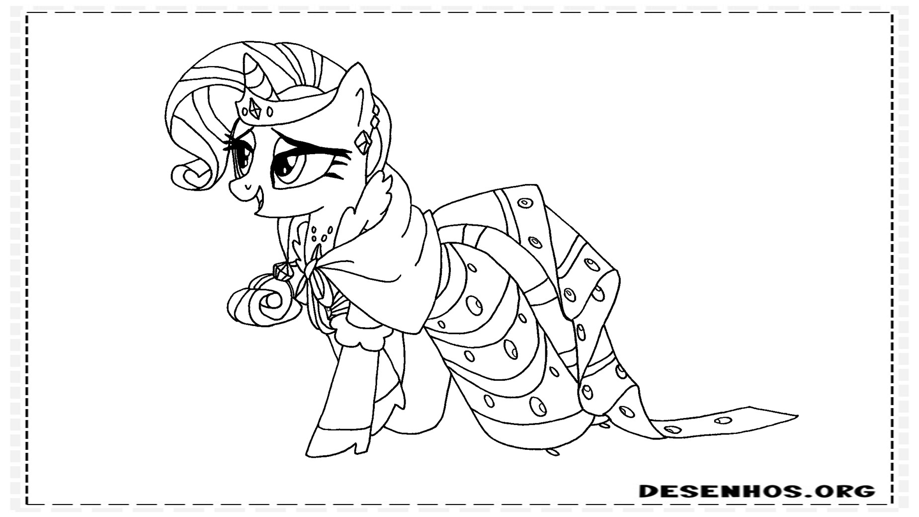 my little pony para colorir 33