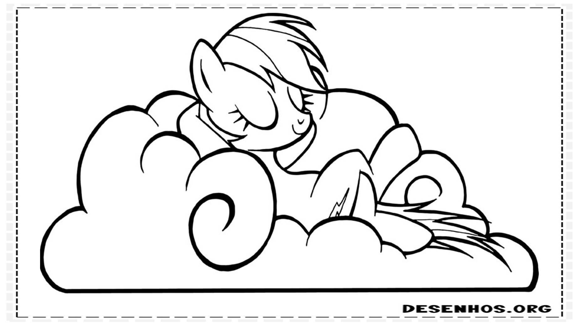 my little pony para colorir 35
