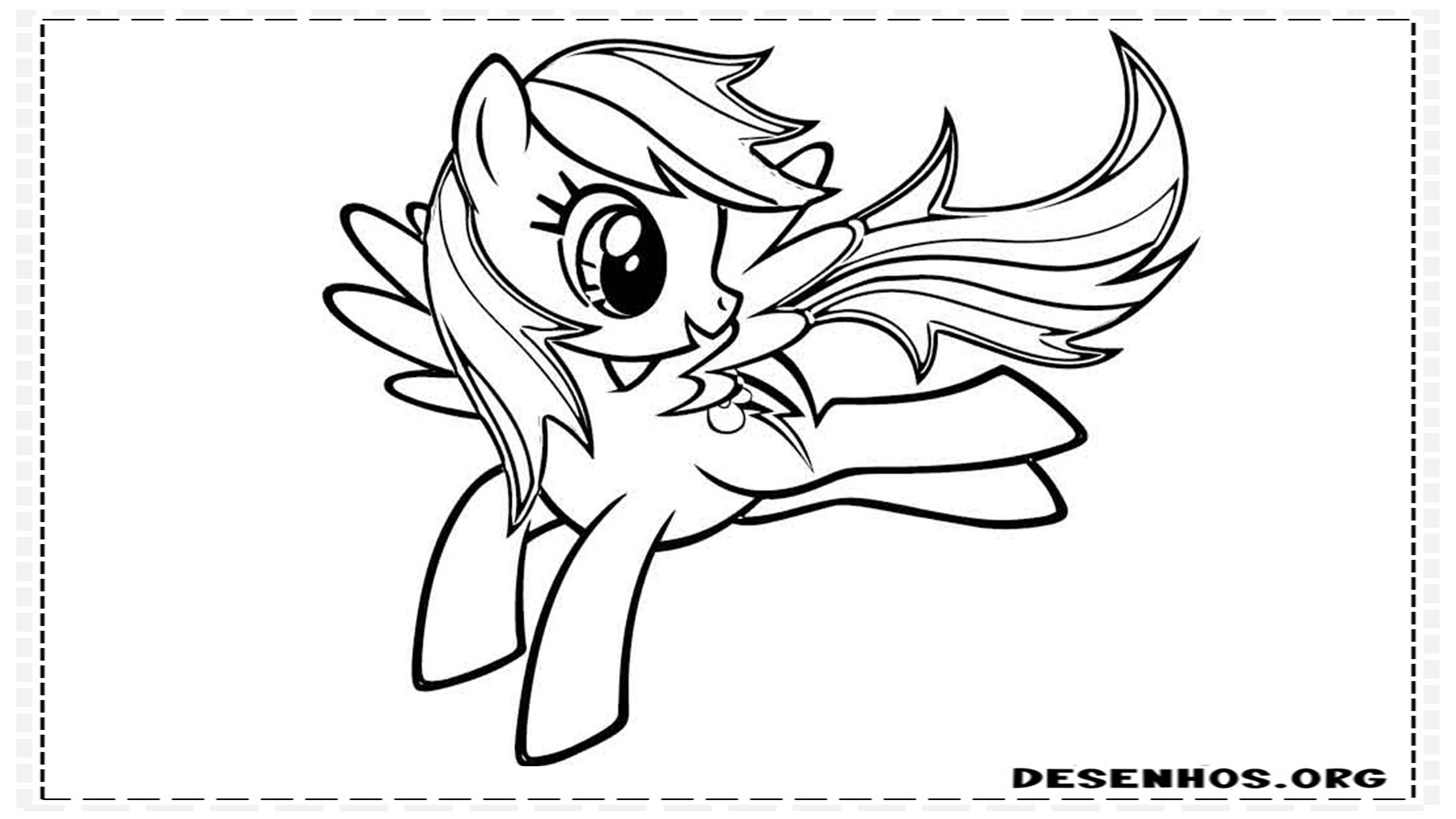 my little pony para colorir 40