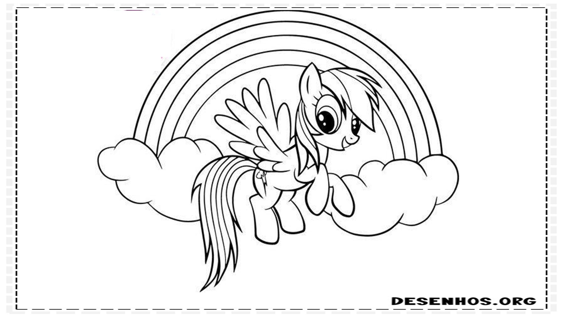 my little pony para colorir 42