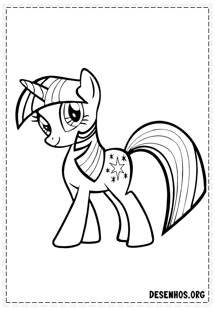my little pony para colorir 45