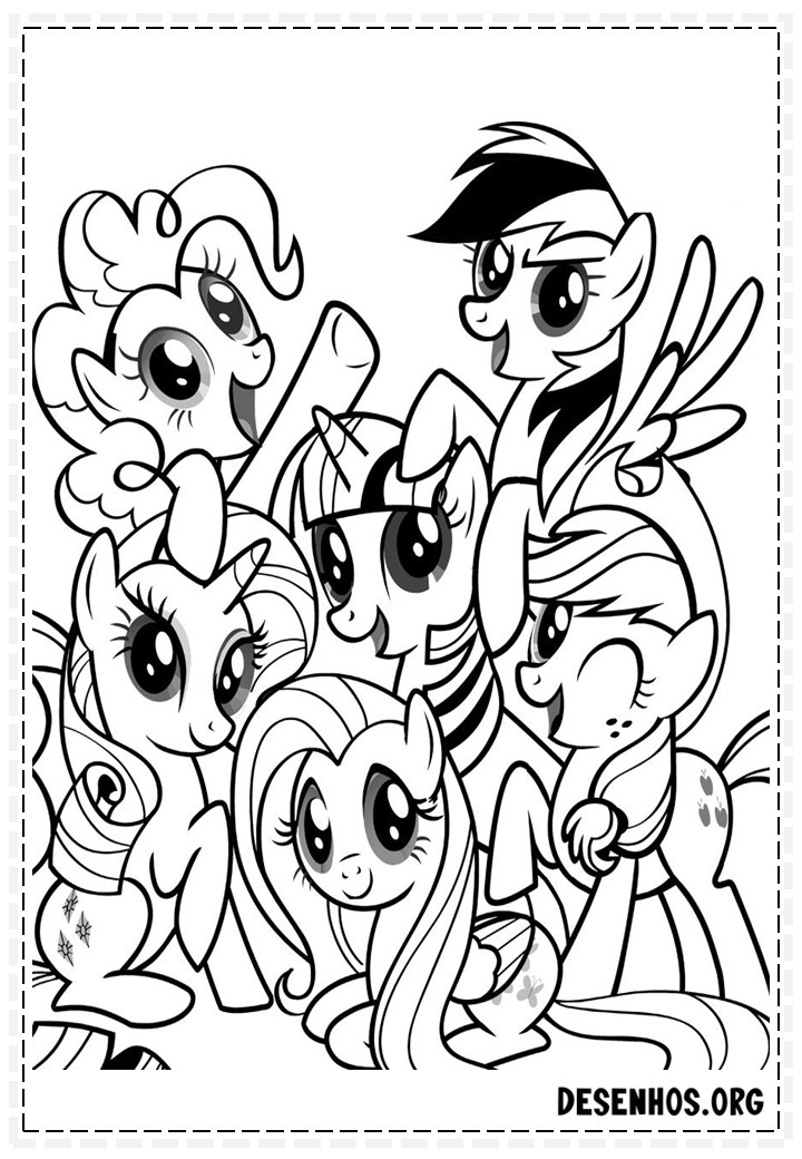 my little pony para colorir 73