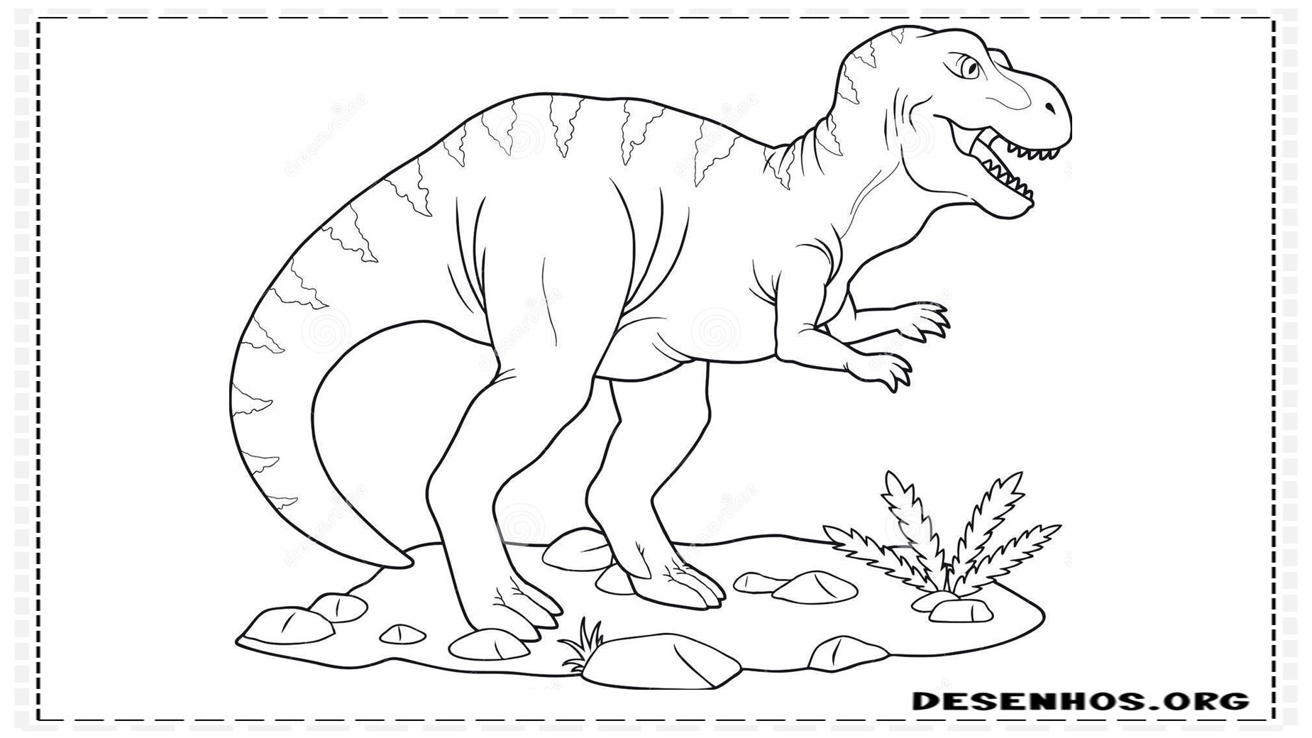 Dinossauros para colorir 102