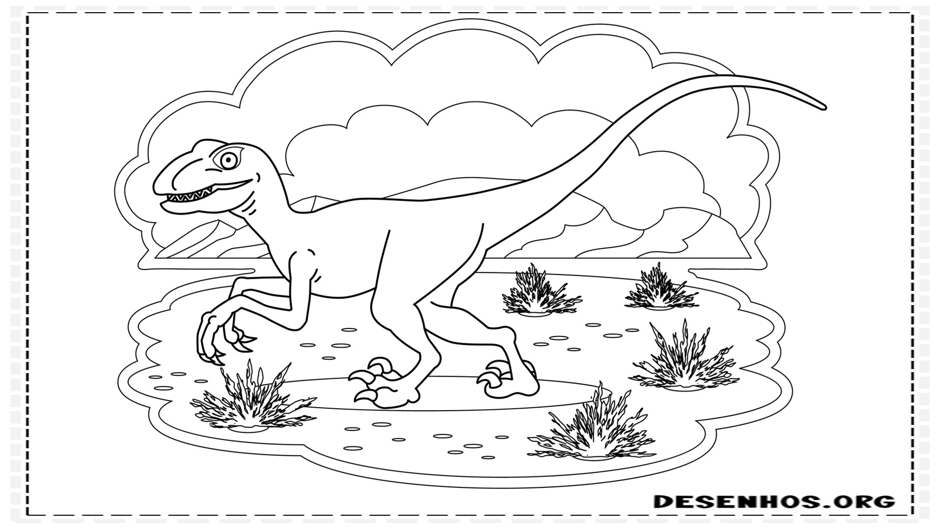 Dinossauros para colorir 103