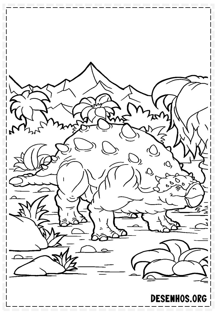 Dinossauros para colorir 109 Dinossauros para colorir 109