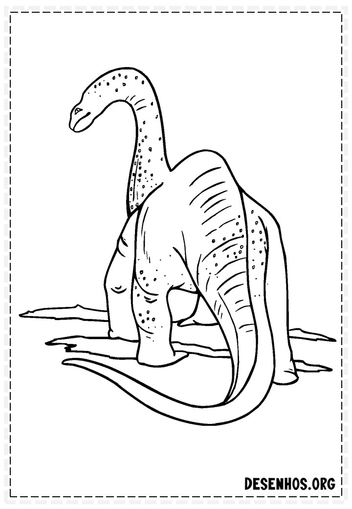 Dinossauros para colorir 111