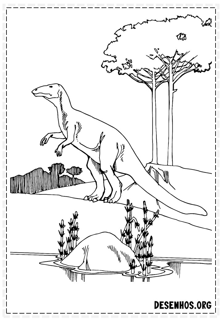 Dinossauros para colorir 119 Dinossauros para colorir 119