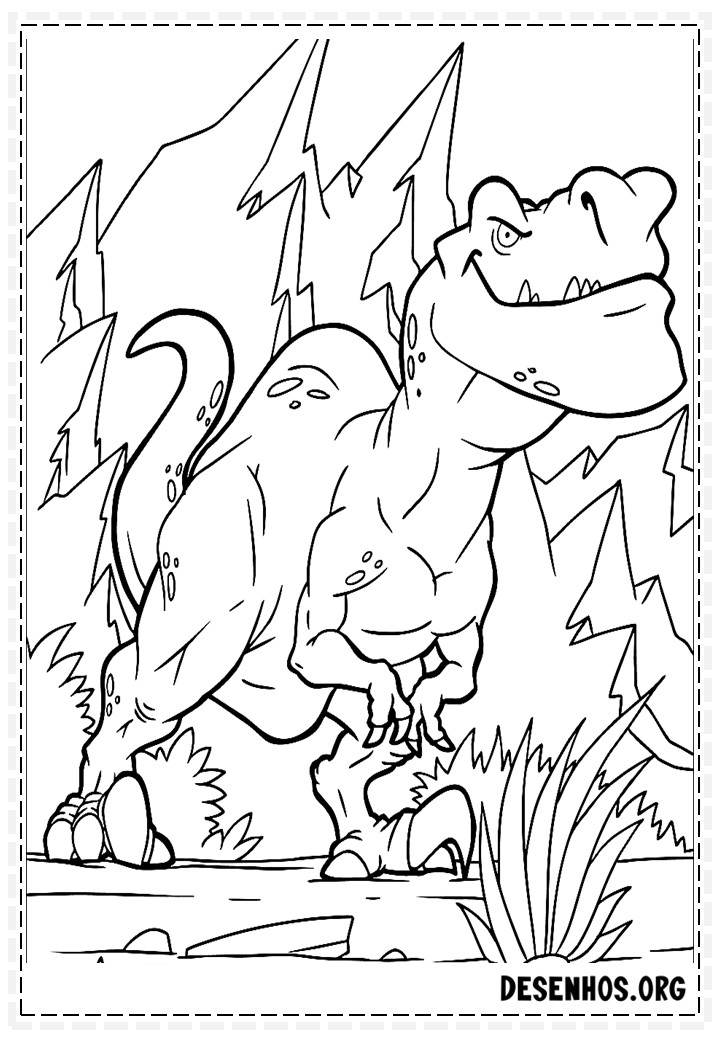 Dinossauros para colorir 120