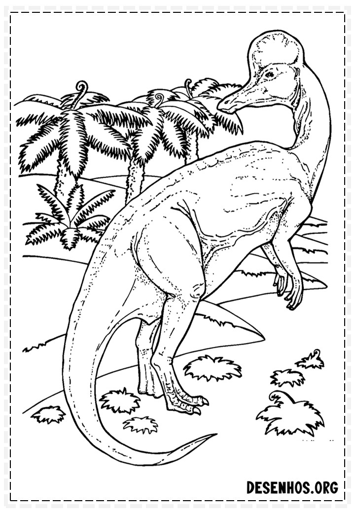 Dinossauros para colorir 125