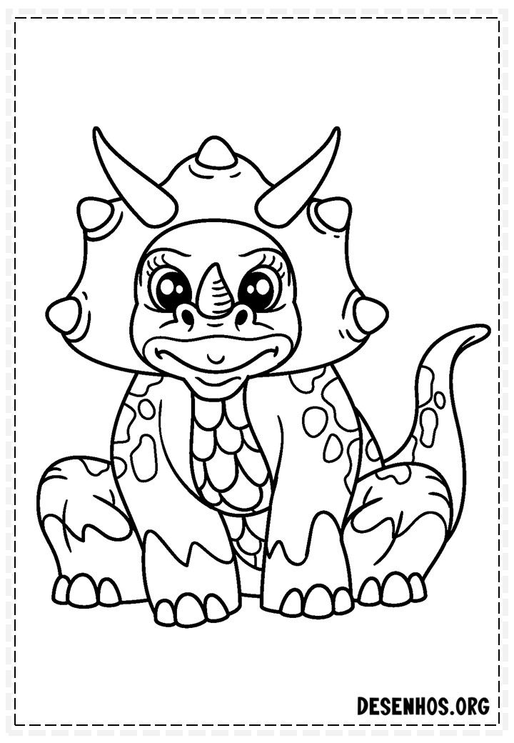Dinossauros para colorir 131