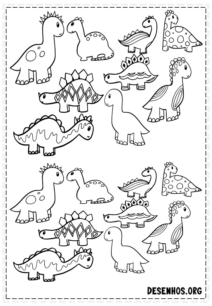 Dinossauros para colorir 133