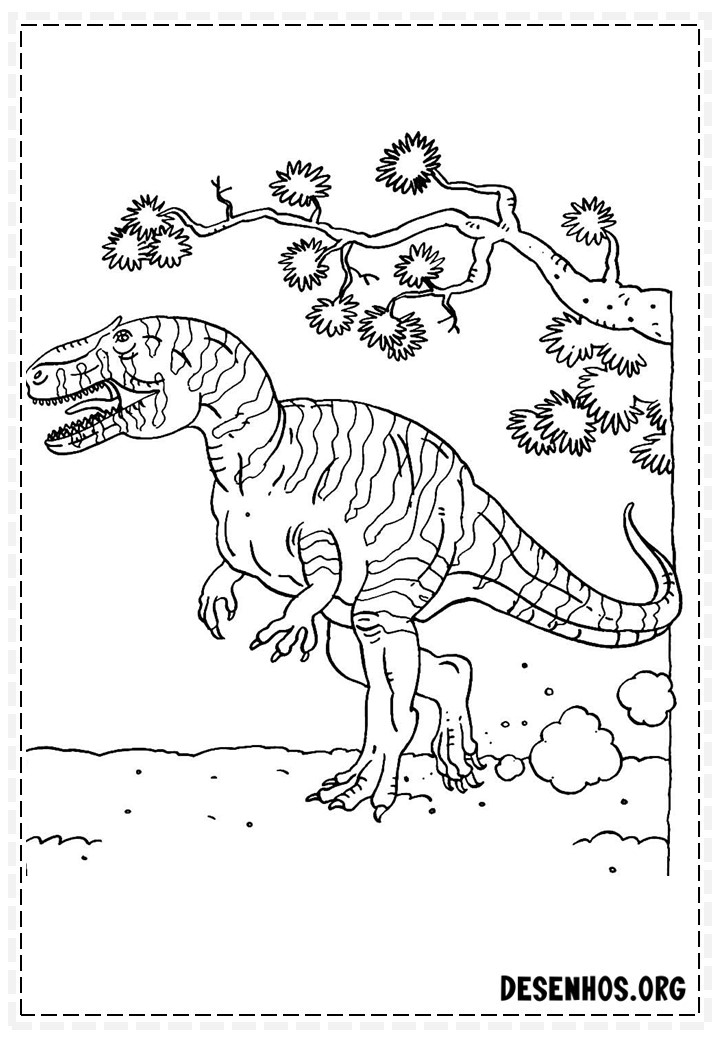 Dinossauros para colorir 134
