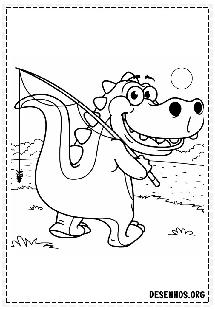 Dinossauros para colorir 142