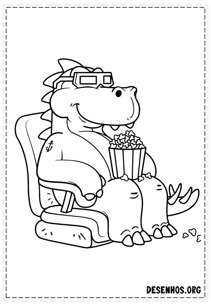 Dinossauros para colorir 144 Dinossauros para colorir 144