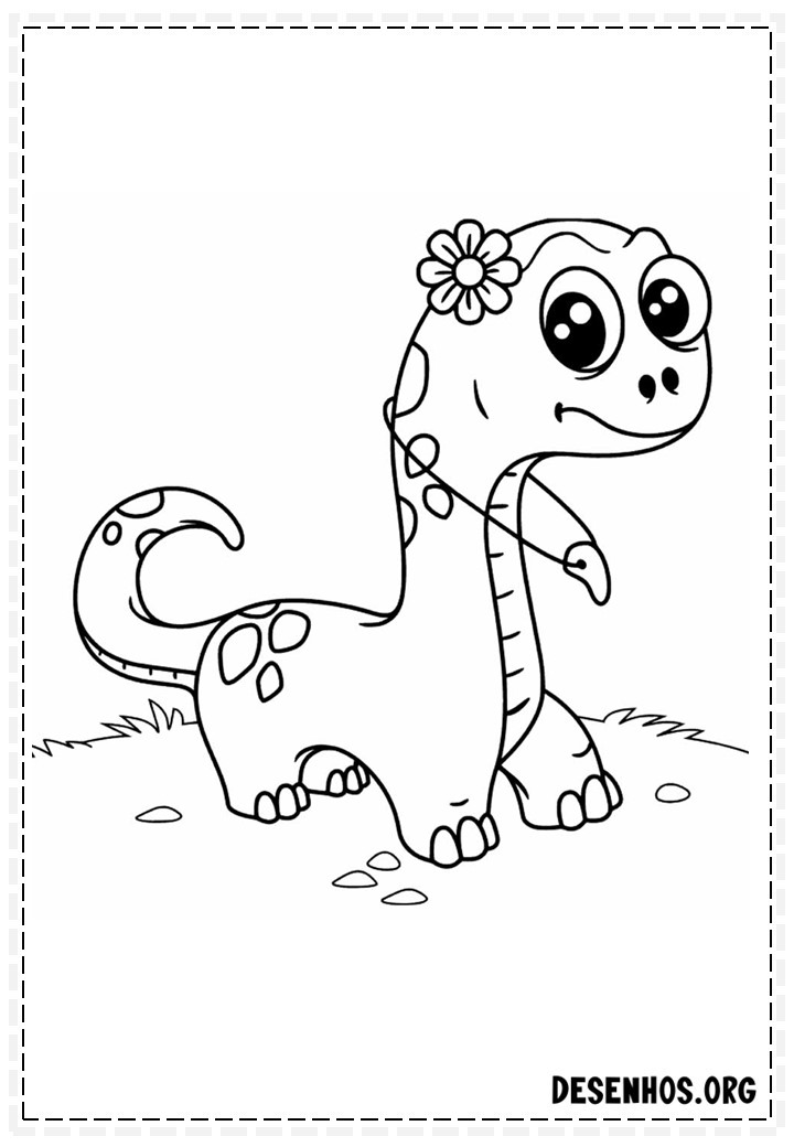 Dinossauros para colorir 149