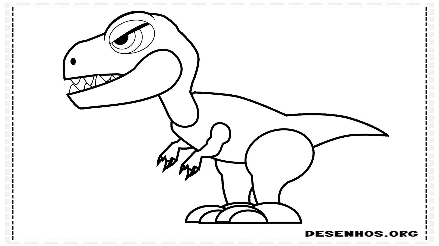 desenhos de dinossauros para colorir 19