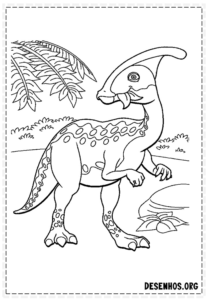 Dinossauros para colorir 221