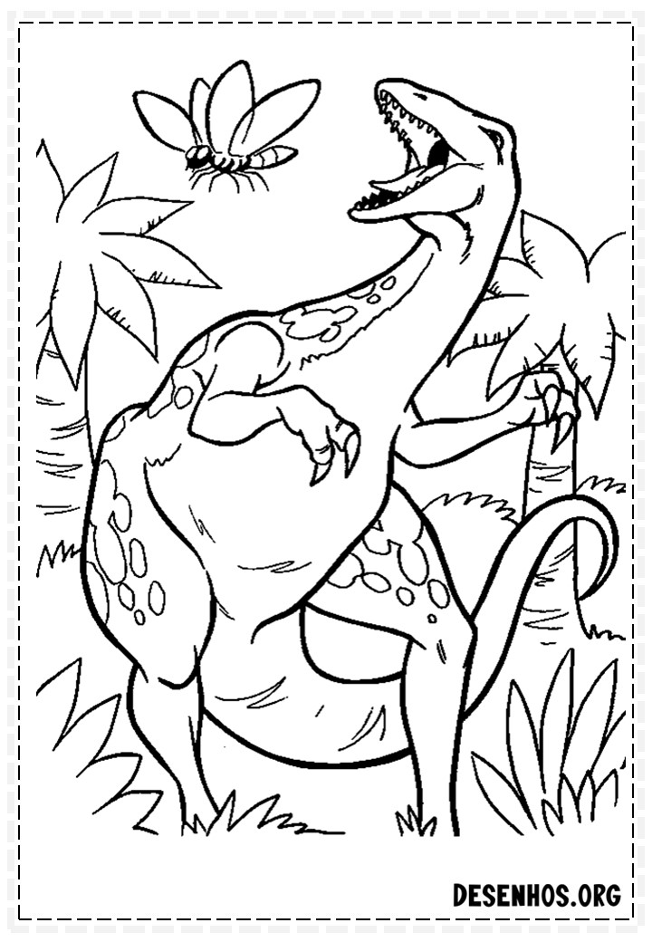 Dinossauros para colorir 227