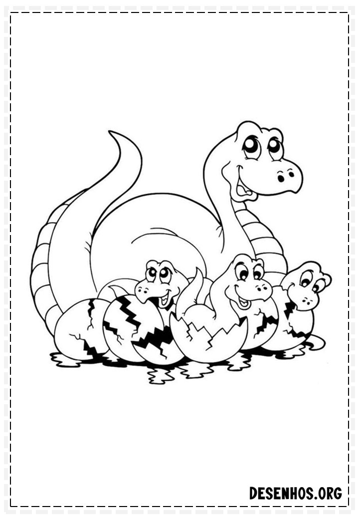 Dinossauros para colorir 233