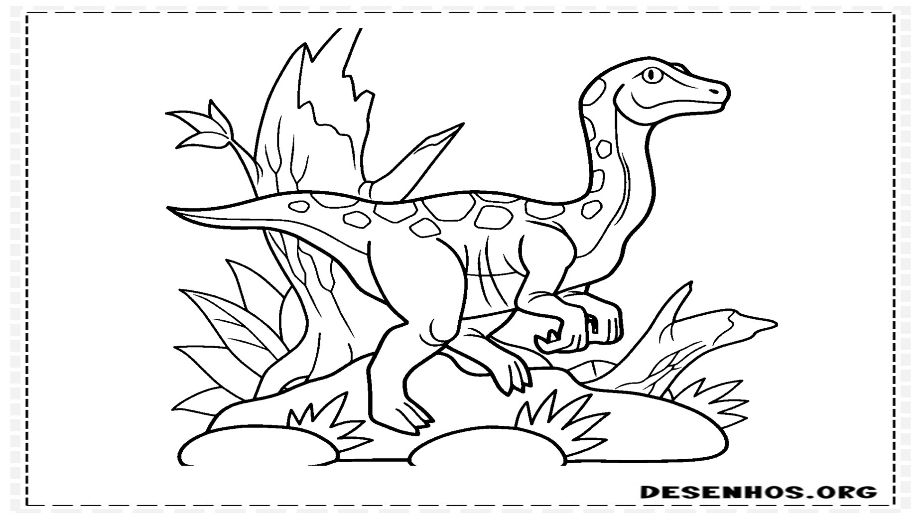 desenhos de dinossauros para colorir 24