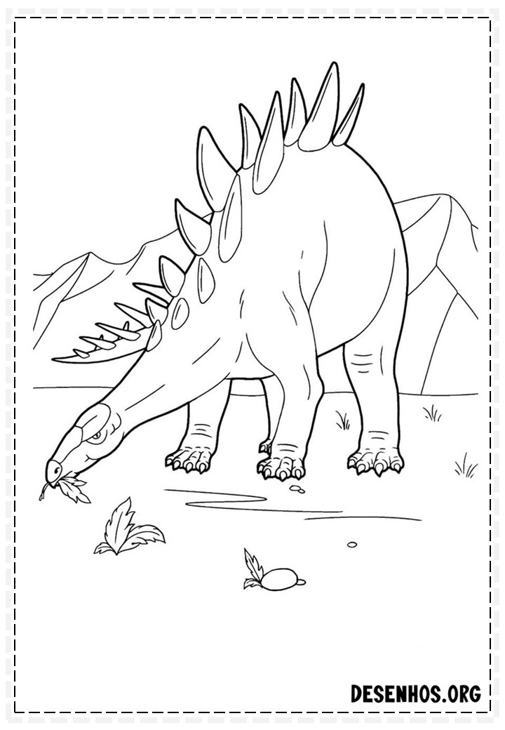Dinossauros para colorir 250