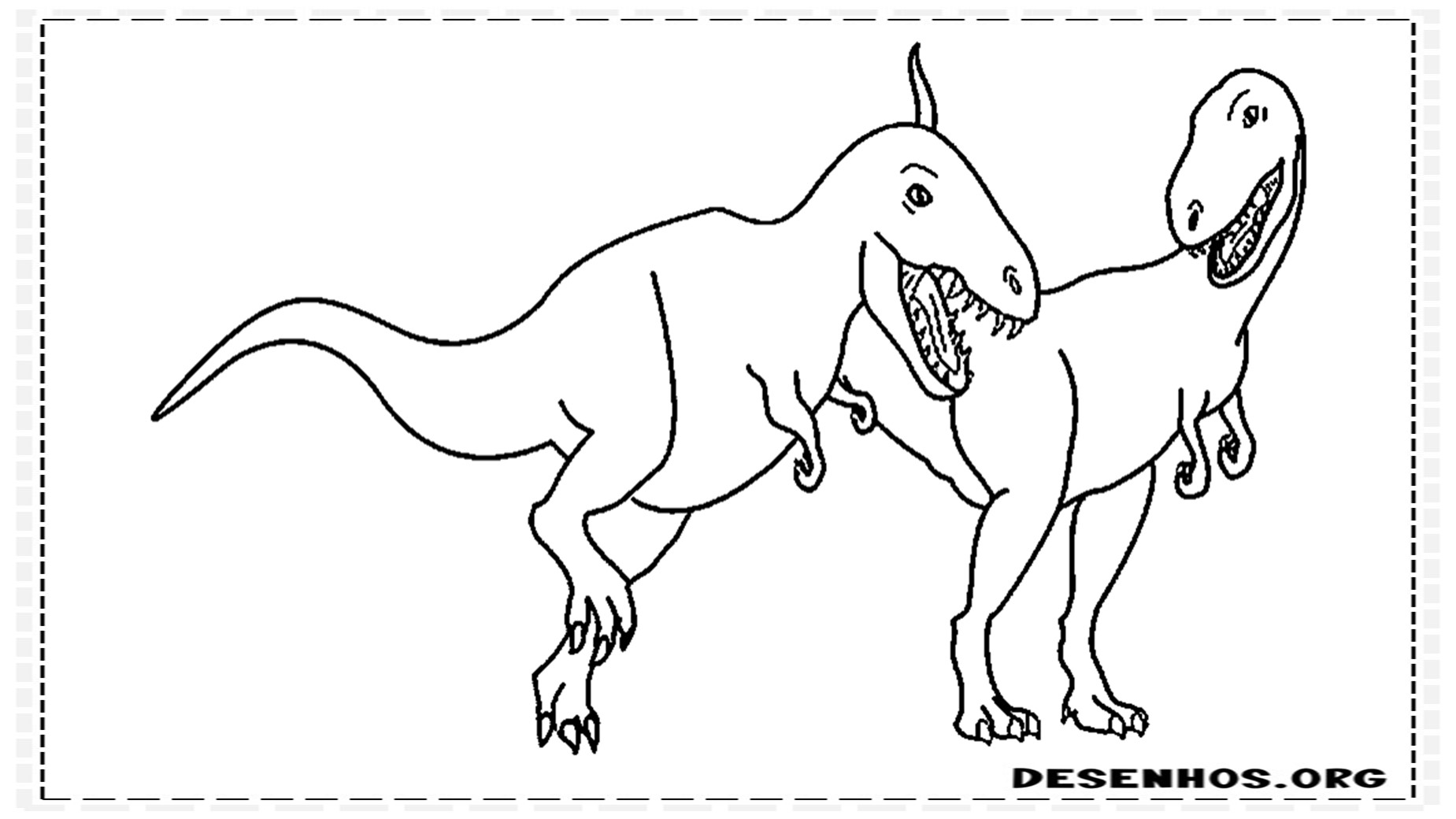 desenhos de dinossauros para colorir 26