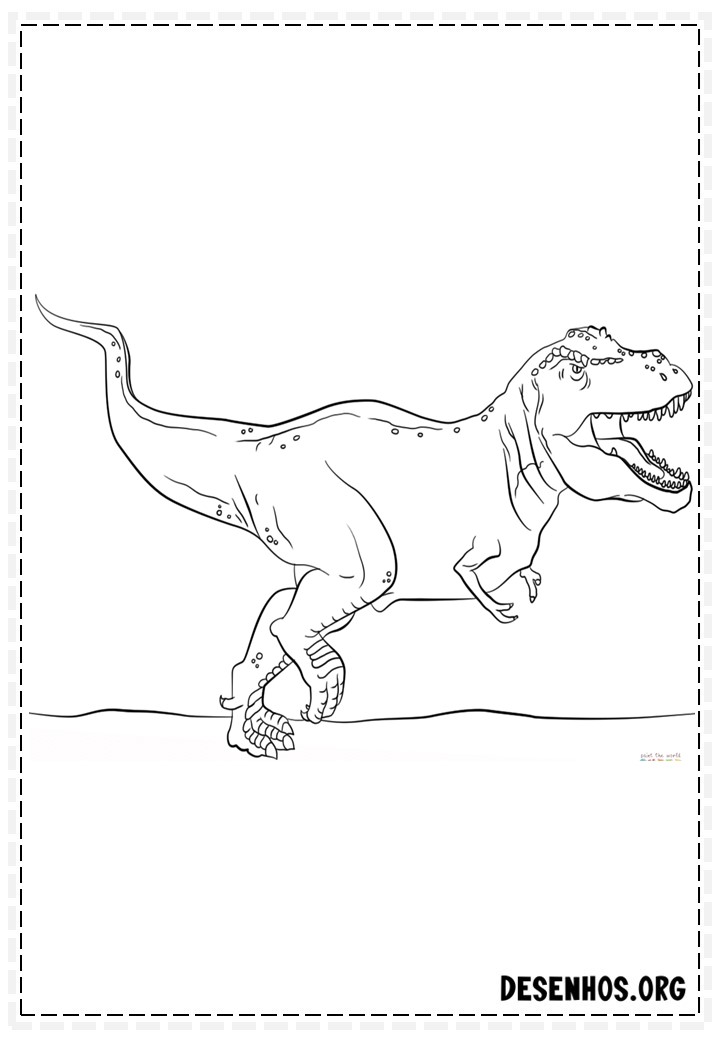 Dinossauros para colorir 266
