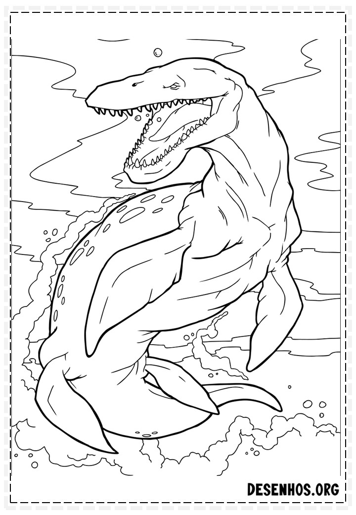 Dinossauros para colorir 268