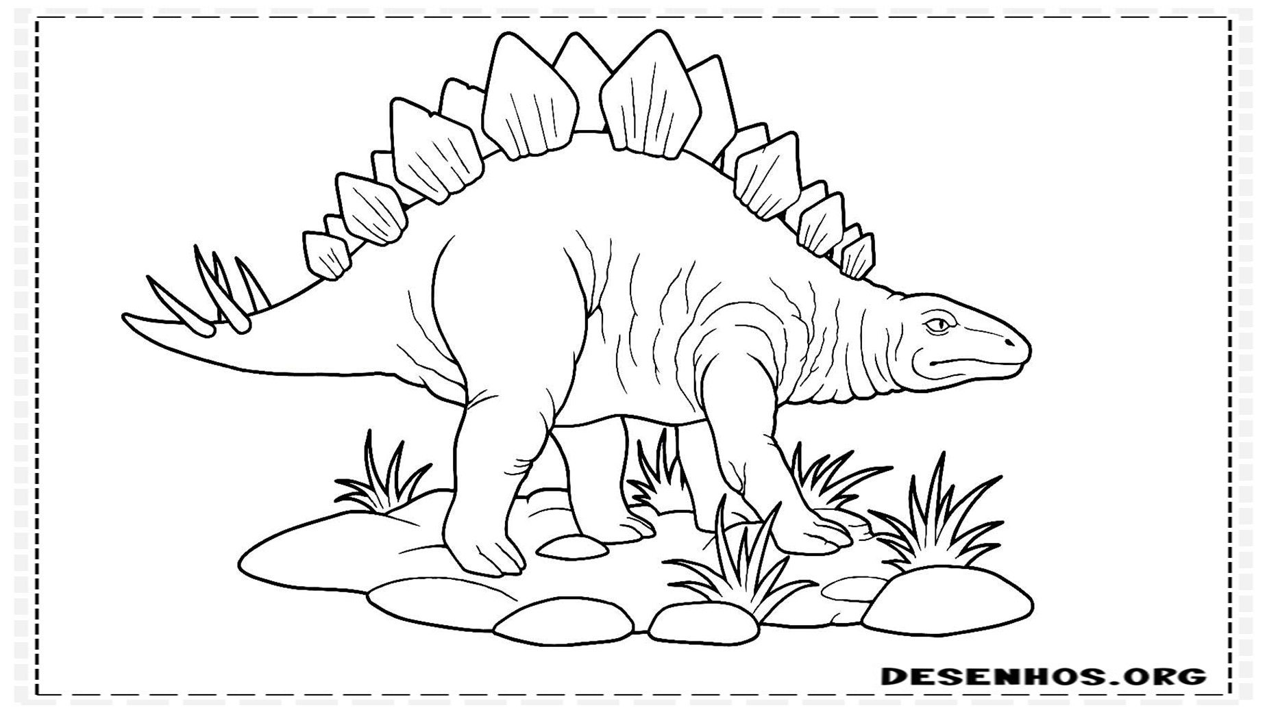 desenhos de dinossauros para colorir 31