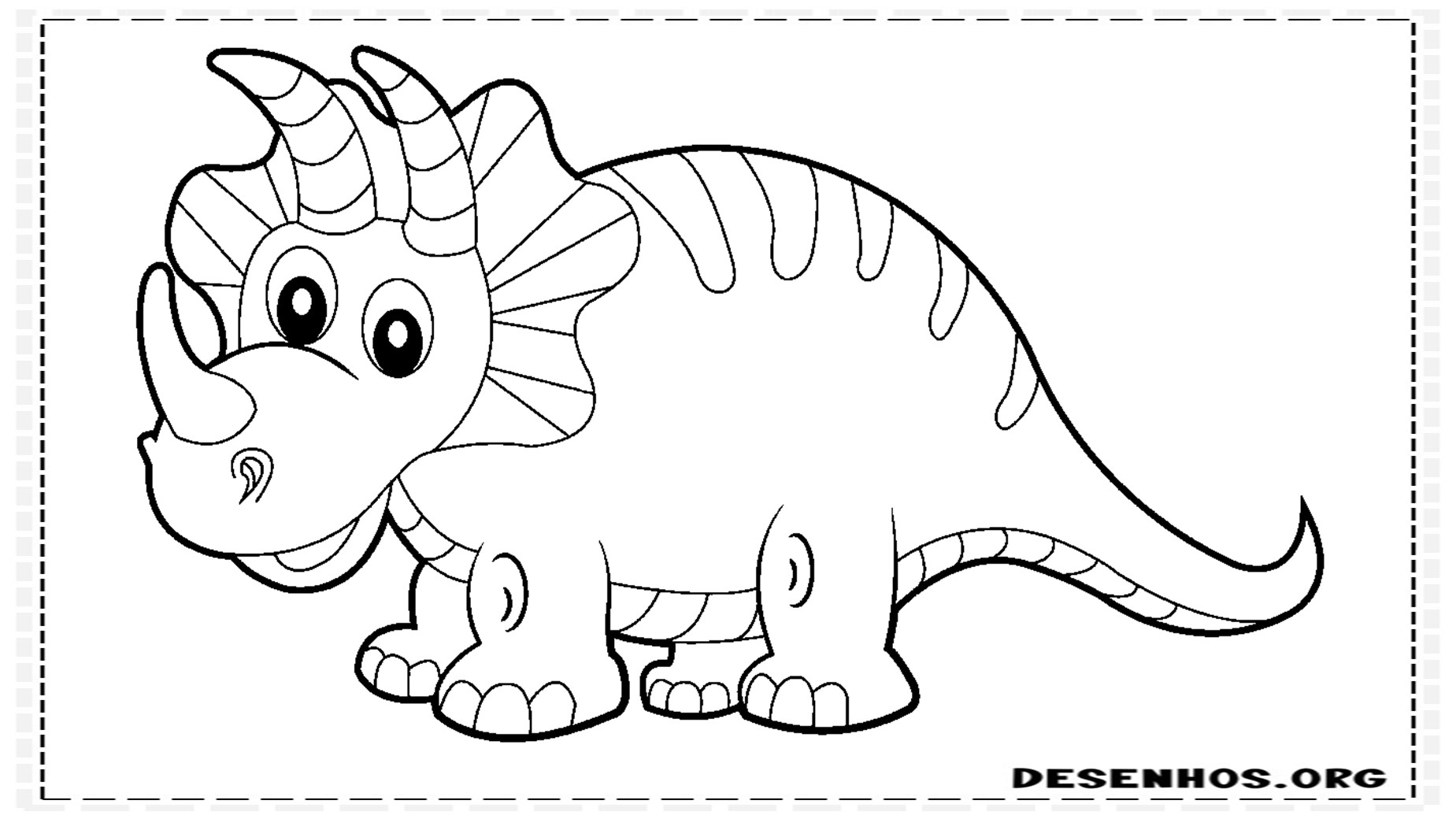 desenhos de dinossauros para colorir 33