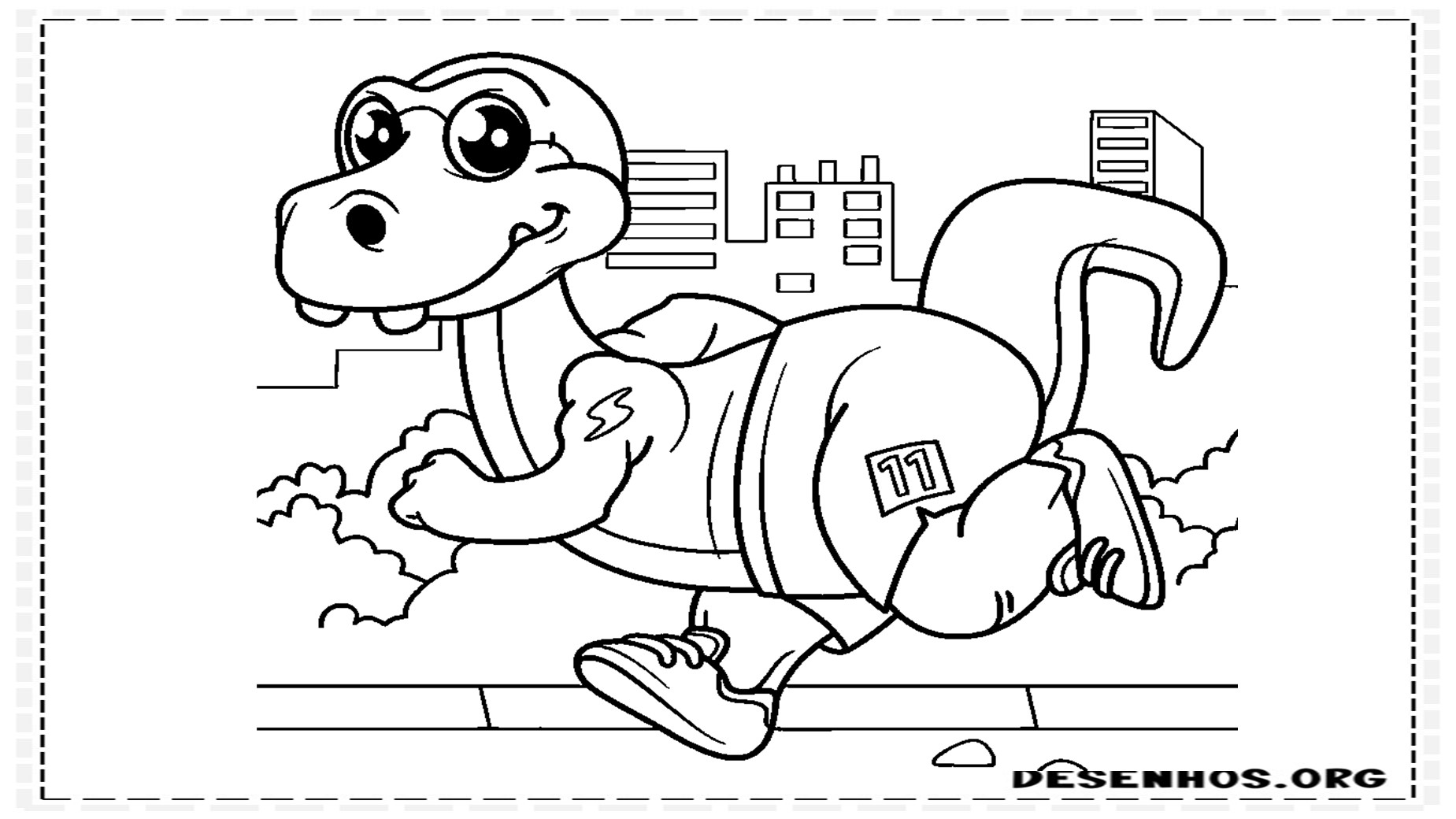 desenhos de dinossauros para colorir 35
