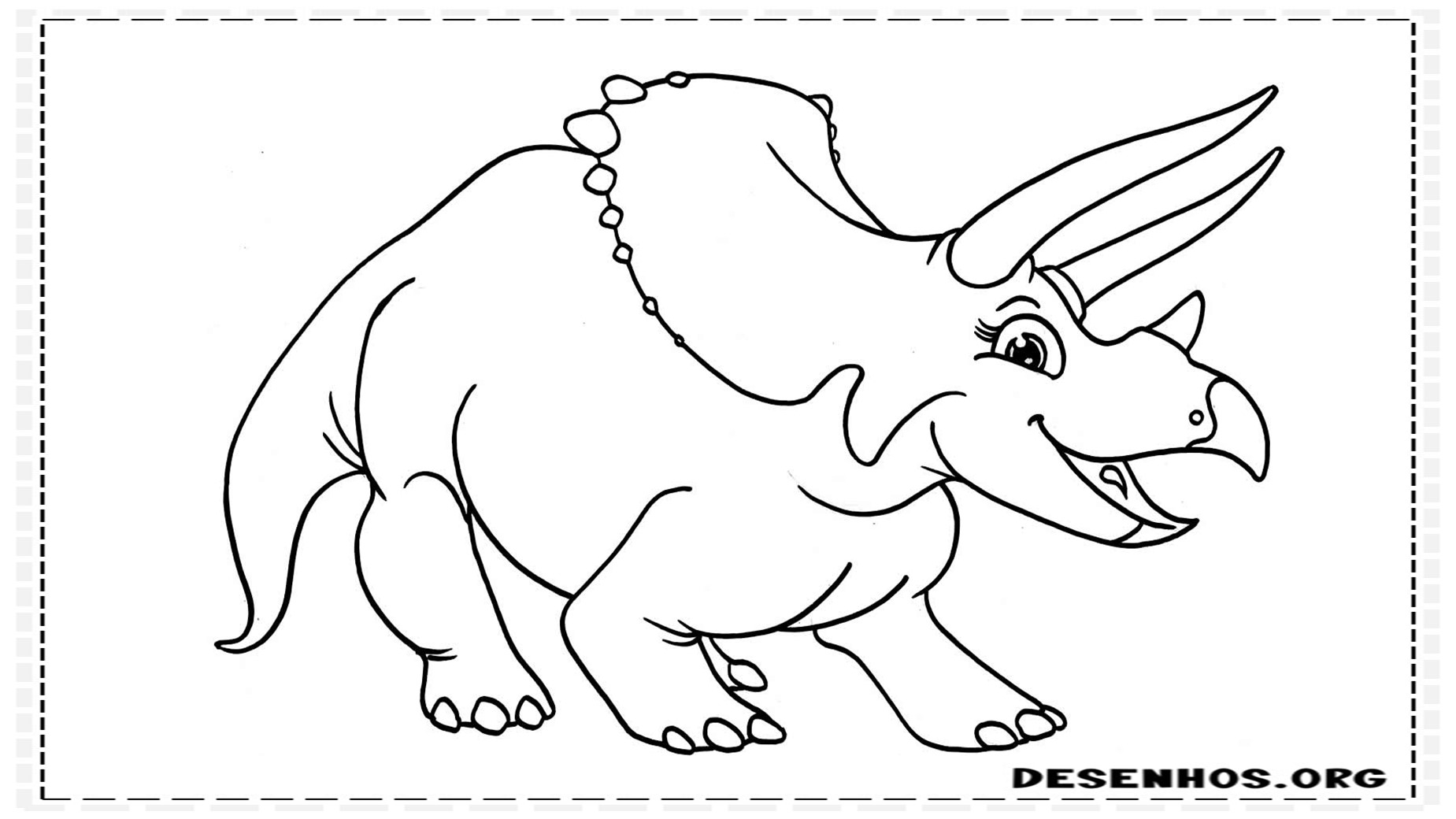 desenhos de dinossauros para colorir 41