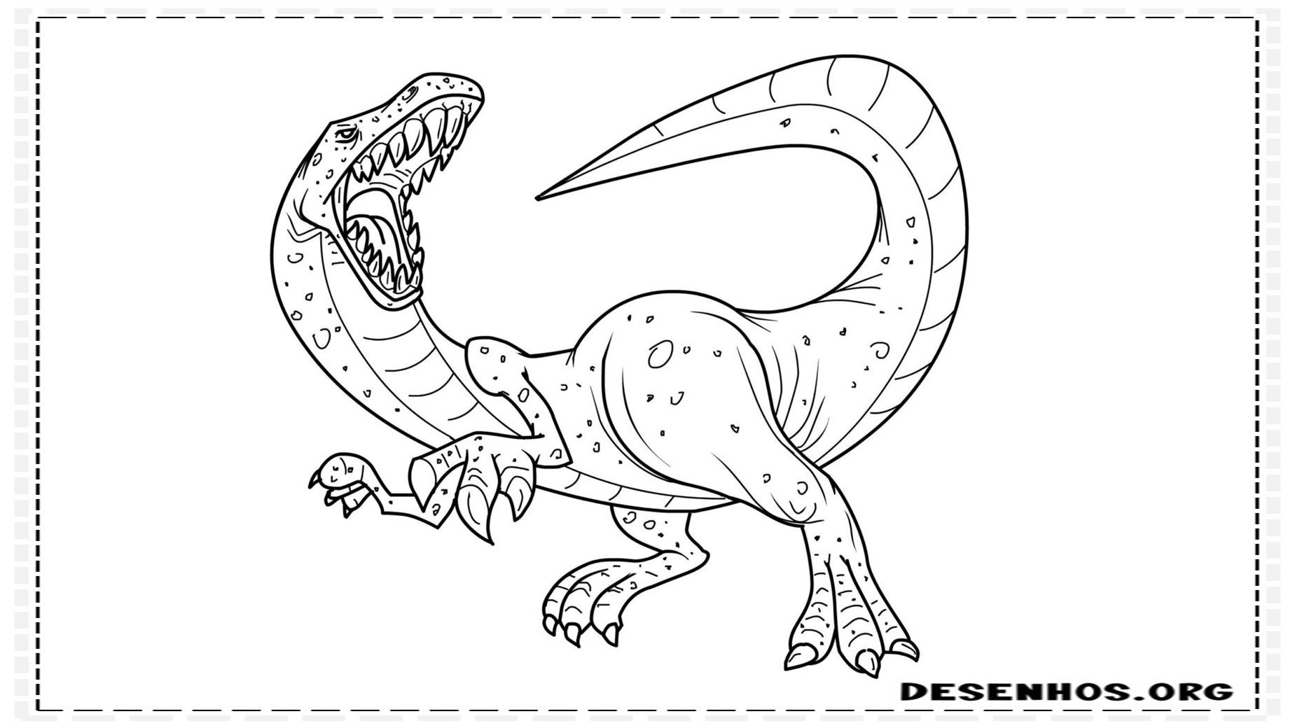 desenhos de dinossauros para colorir 55