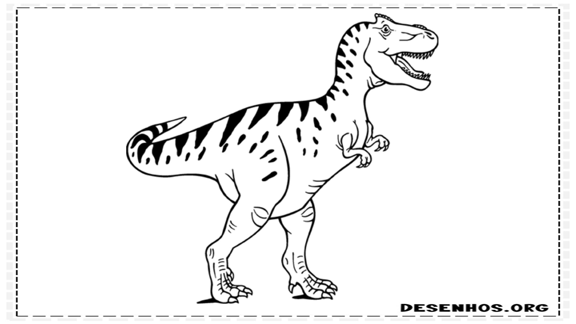 desenhos de dinossauros para colorir 56