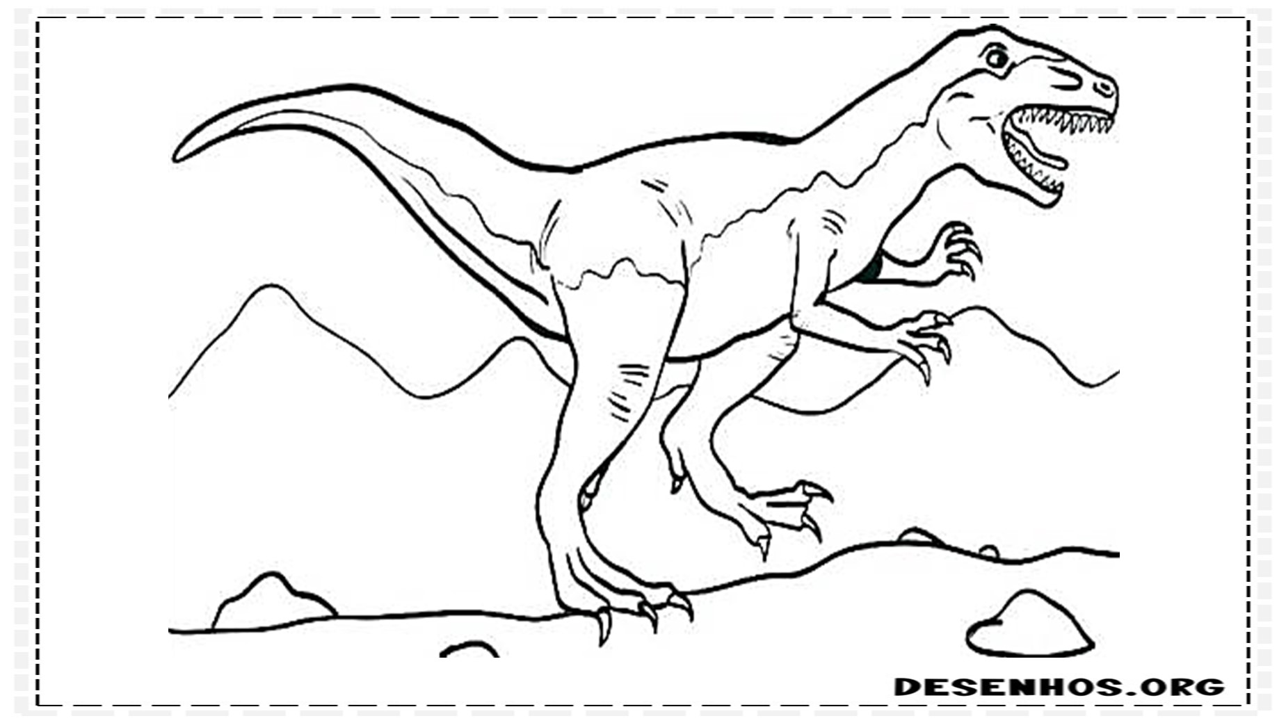 desenhos de dinossauros para colorir 59