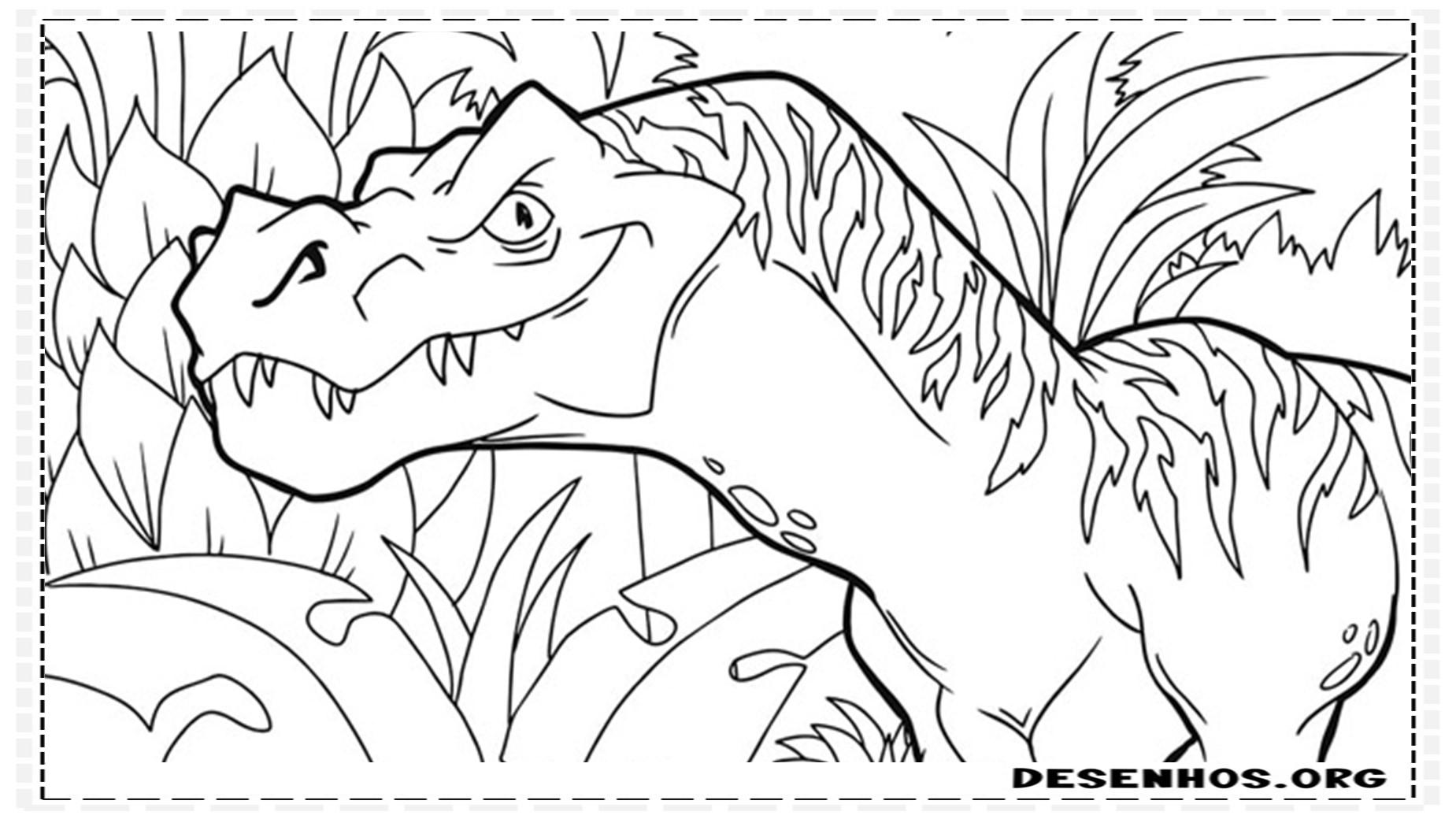 desenhos de dinossauros para colorir 68