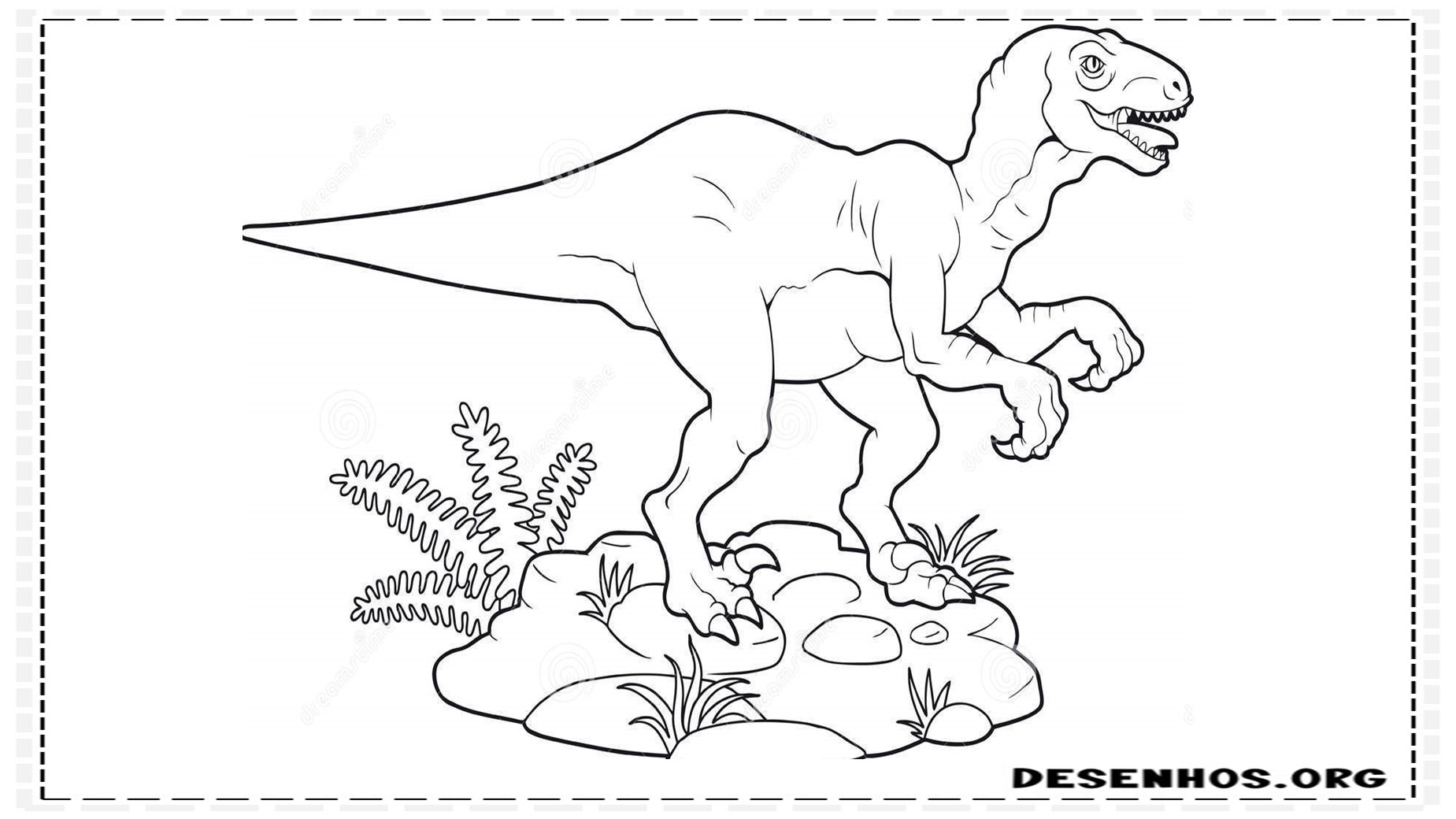 Dinossauros para colorir 82 Dinossauros para colorir 82