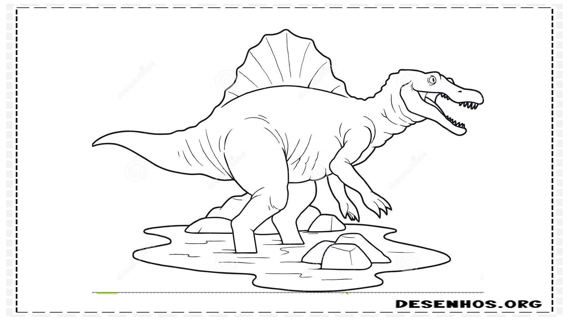 Dinossauros para colorir 88