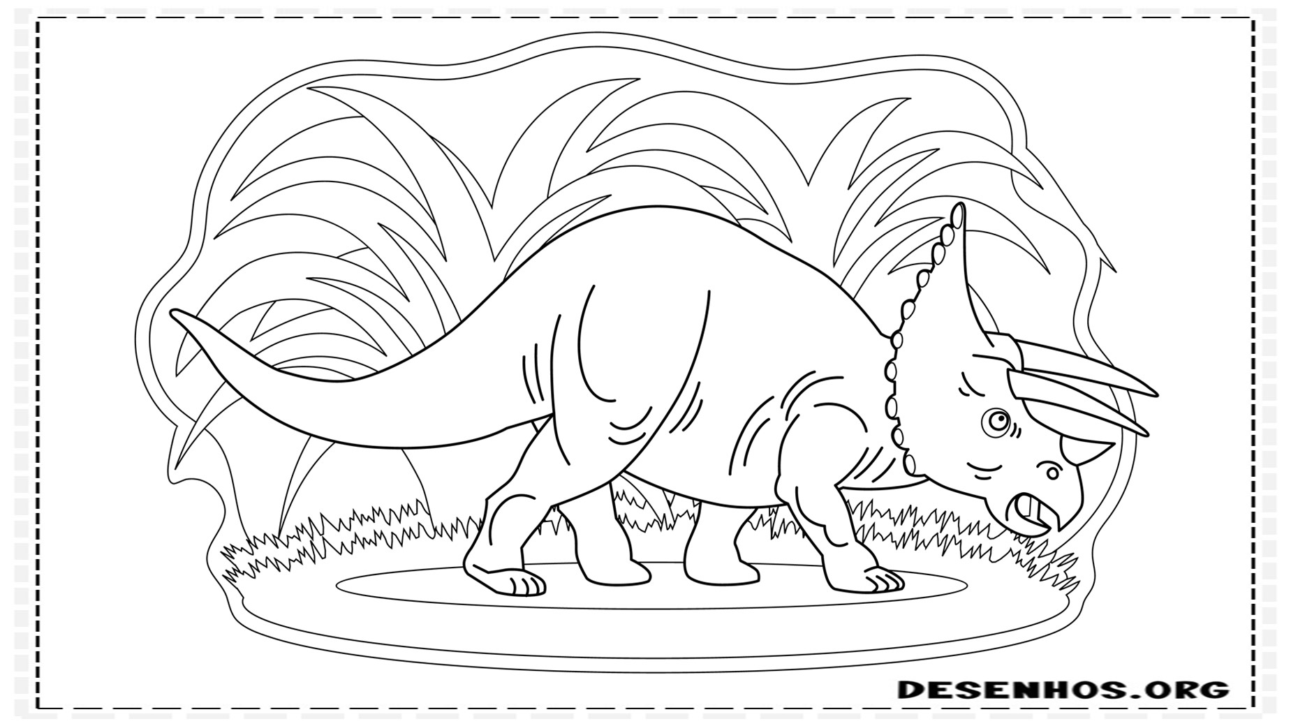 Dinossauros para colorir 95 Dinossauros para colorir 95