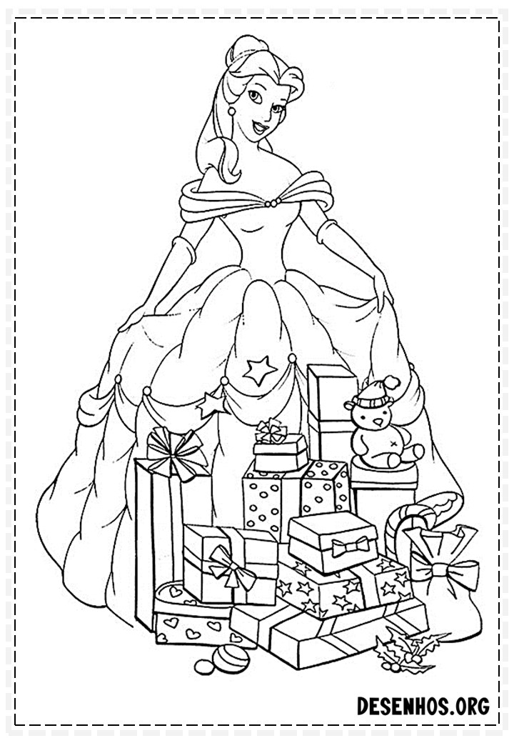 desenhos para colorir de natal 11