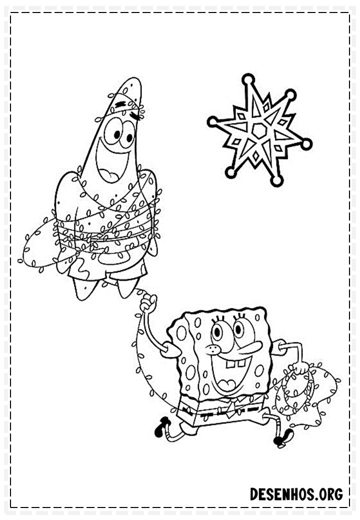 desenhos para colorir de natal 17