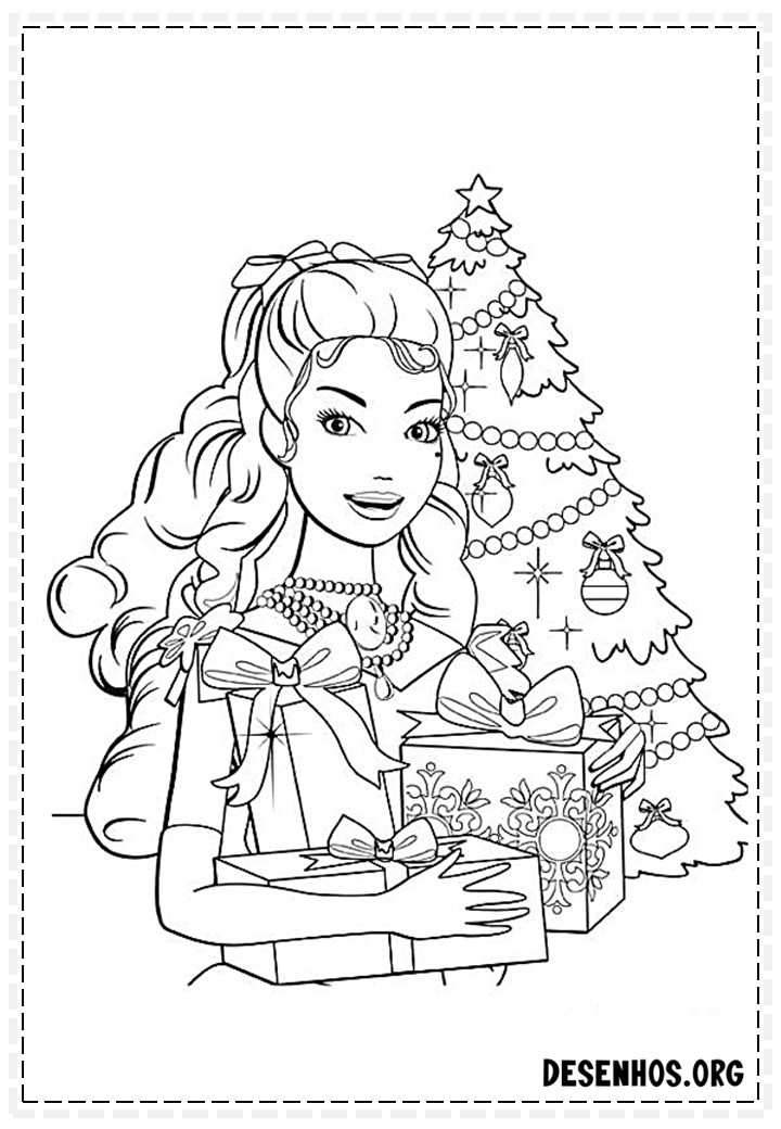 desenhos para colorir de natal 24