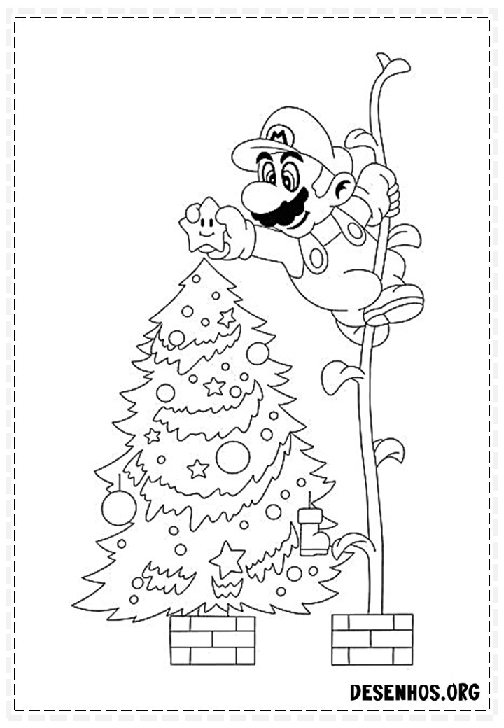 desenhos para colorir de natal 30