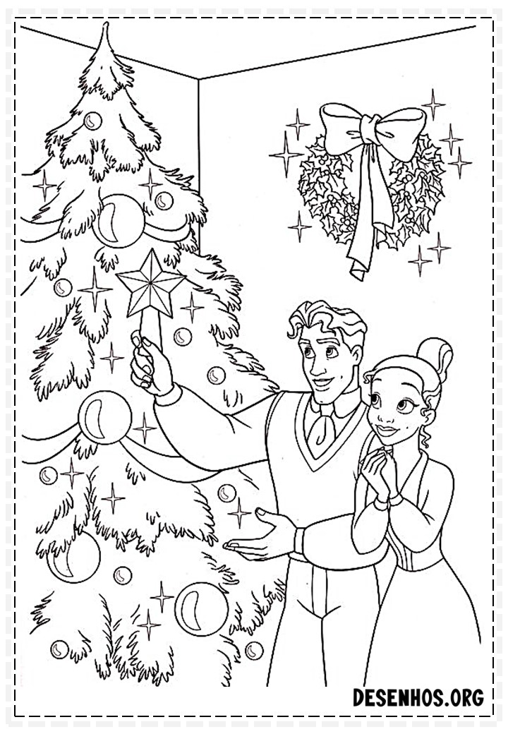 desenhos para colorir de natal 31
