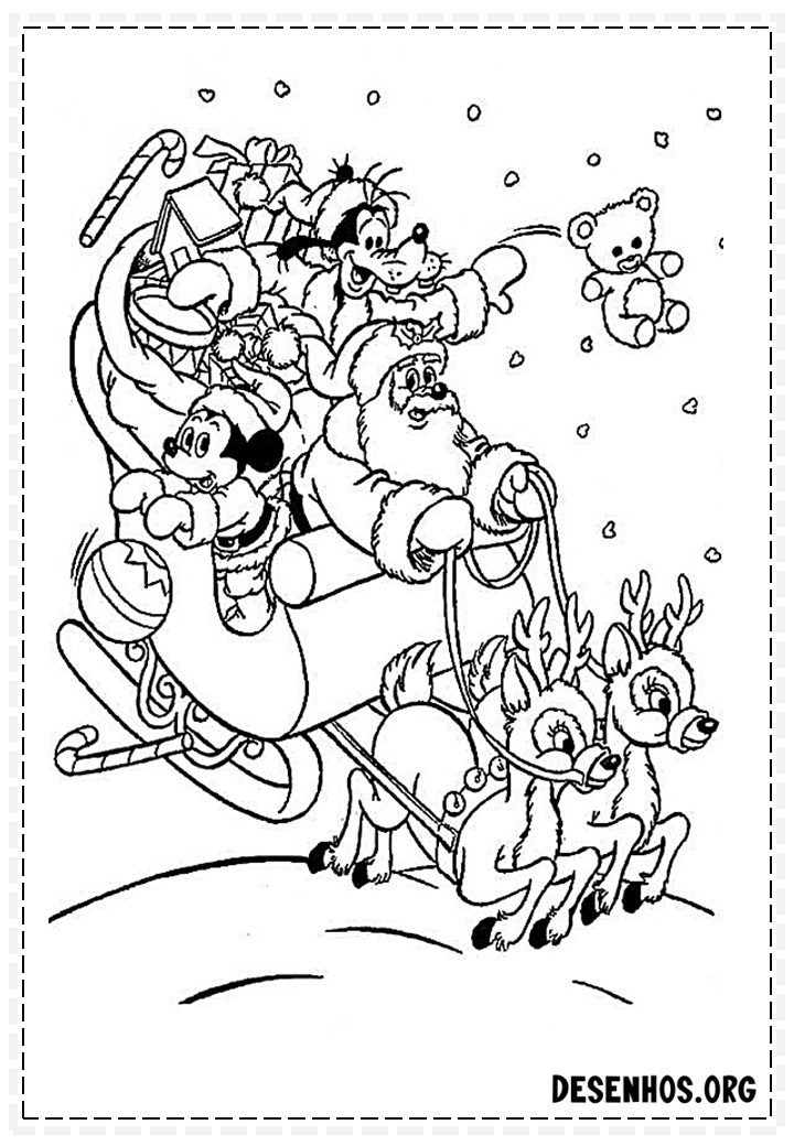 desenhos para colorir de natal 32