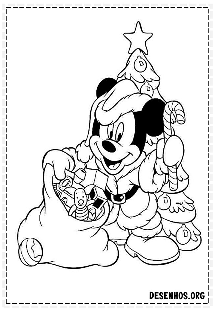 desenhos para colorir de natal 36