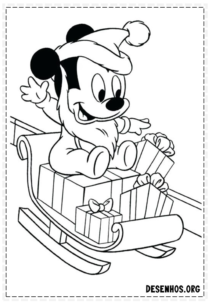 desenhos para colorir de natal 43