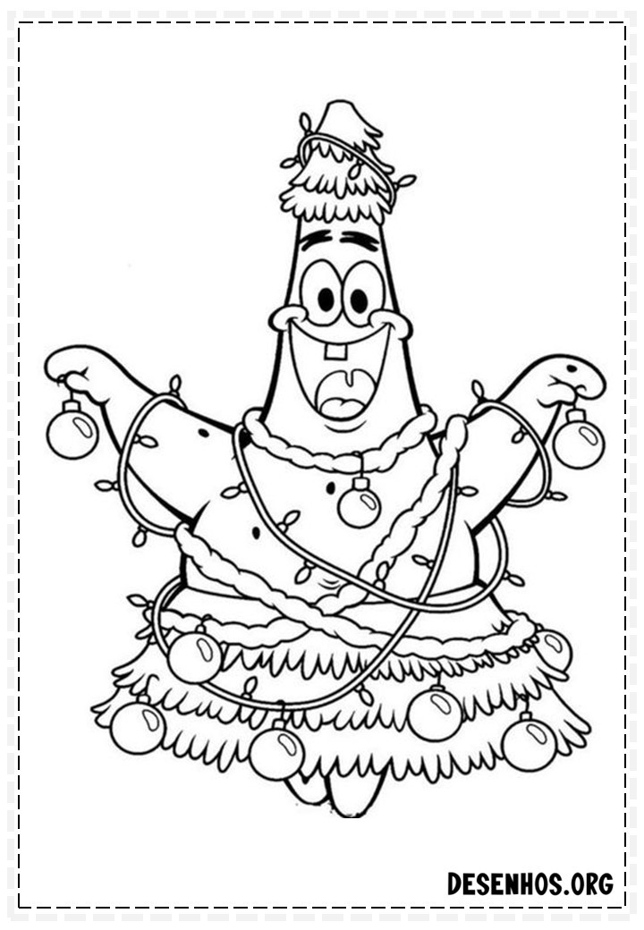 desenhos para colorir de natal 49