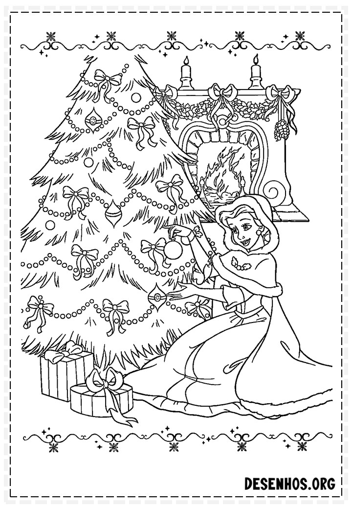 desenhos para colorir de natal 51